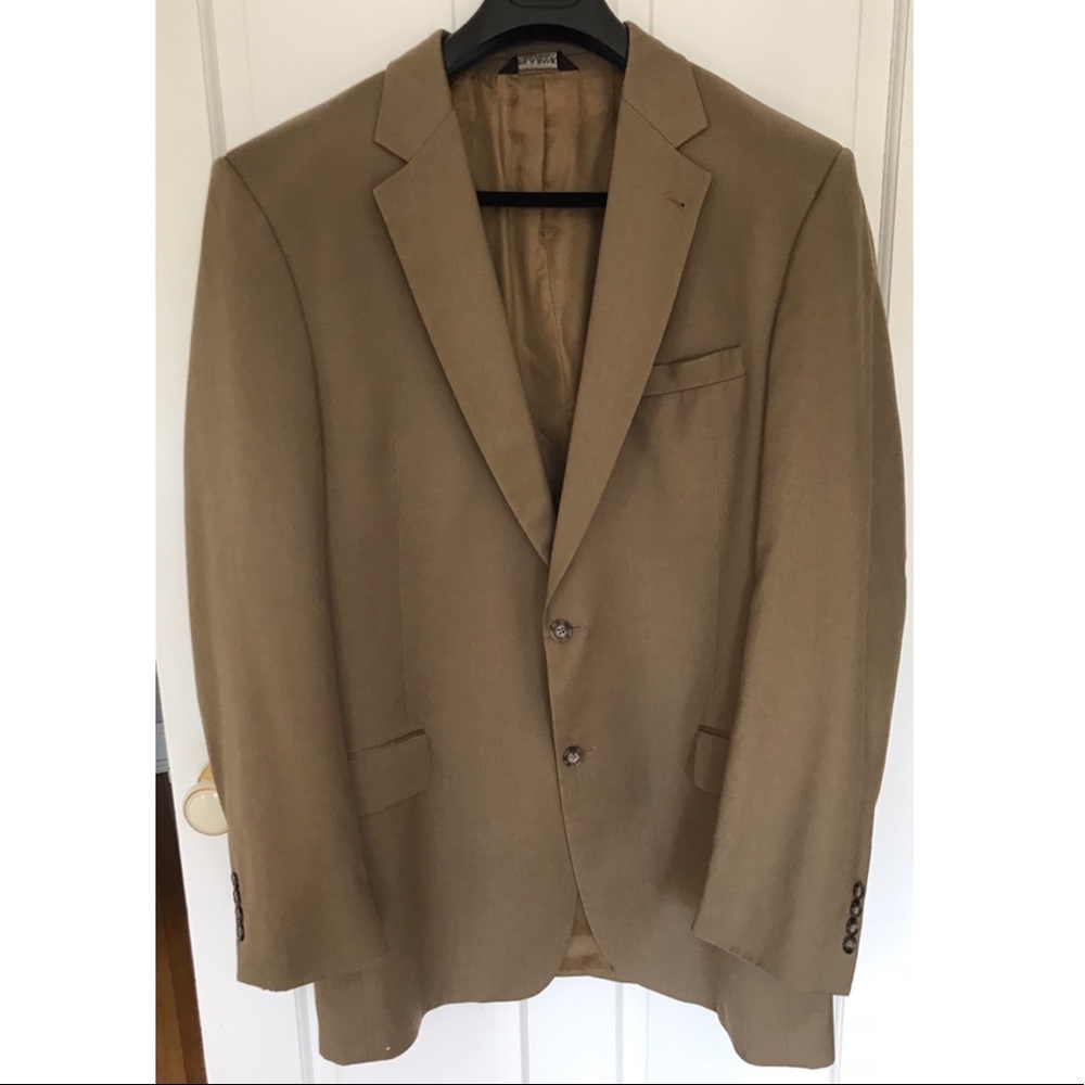 Jos A Bank Dark Tan Suit Jacket